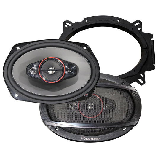 Pioneer 6x9″ 4-way Full Range Speakers (optimal Fit) - 450 Watts Max / 90 Rms (pair)