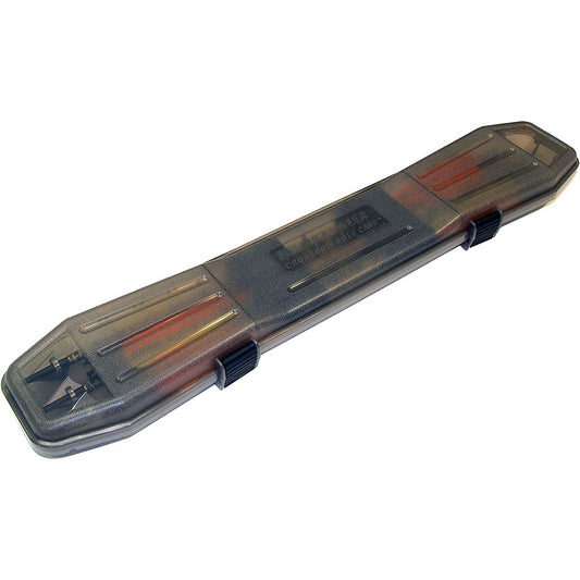 Mtm Traveler Bolt Case 6 Crossbow Bolt Up To 24.25in Clear Smoke